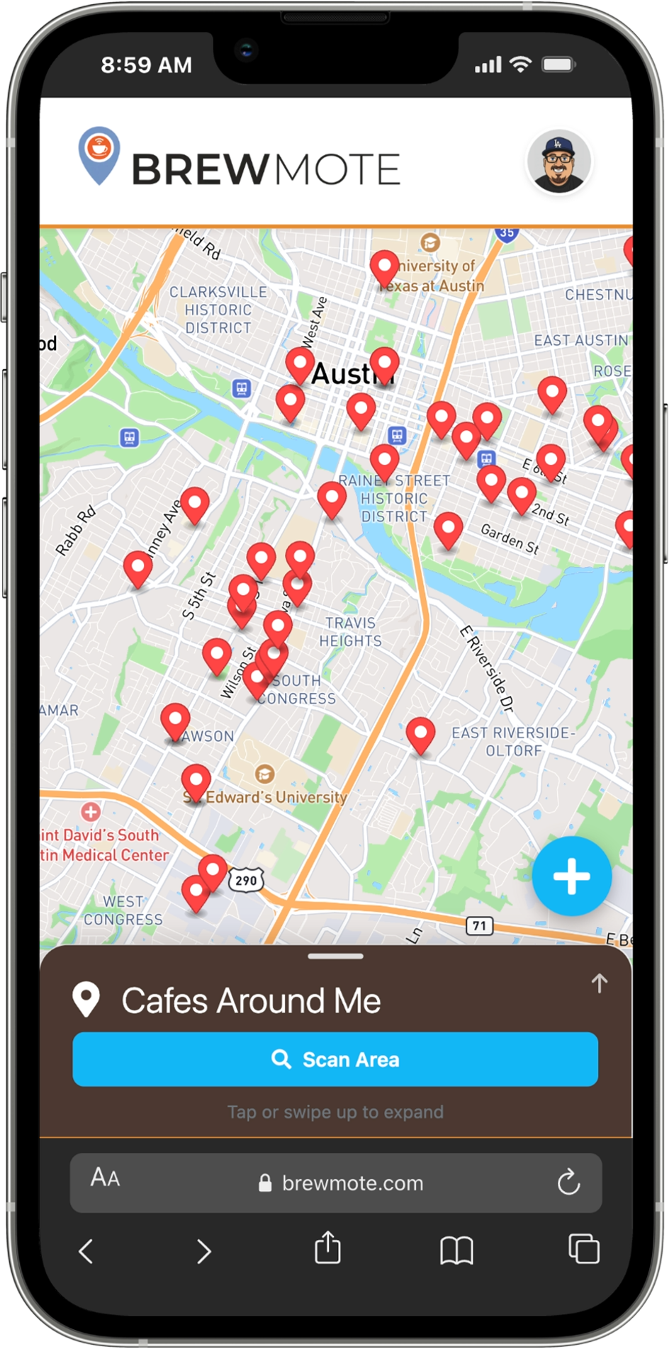Brewmote app screenshot